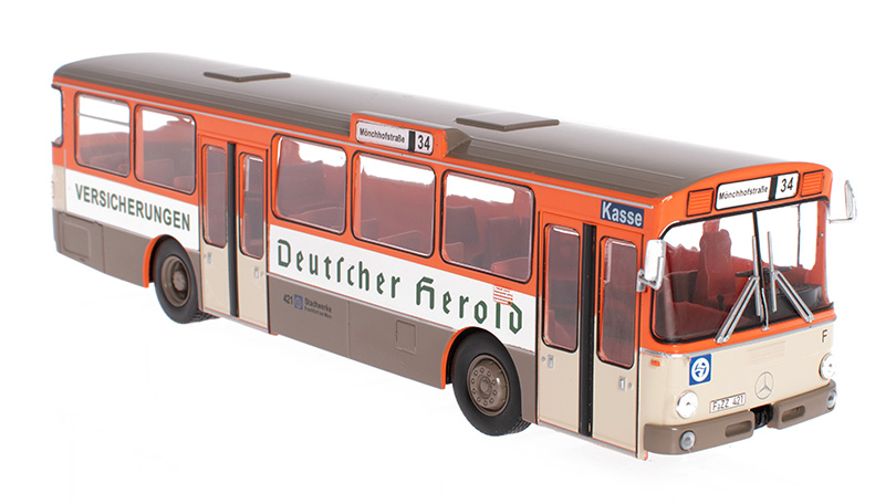 Mercedes-Benz O 305 Frankfurt 1979 1:43 - Hachette časopis s modelem