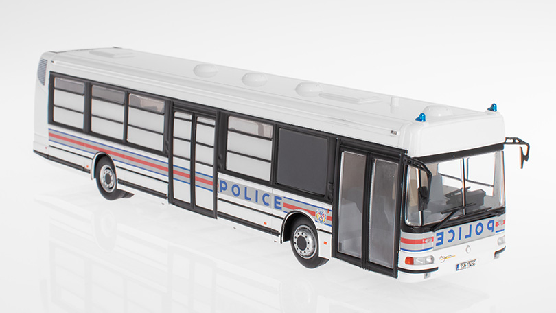 Irisbus Agora S Police TPI 2002 1:43 - Hachette časopis s modelem