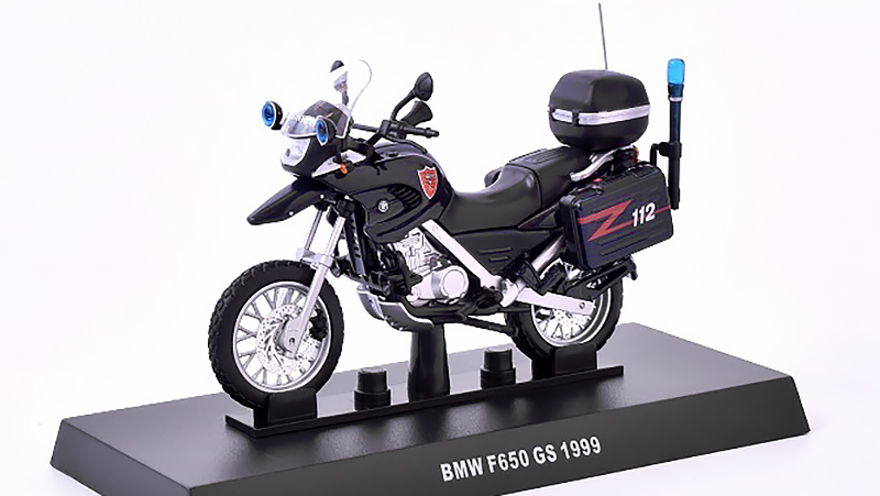 BMW F650 GS - 1999 1:24 - DeAgostini časopis s modelem