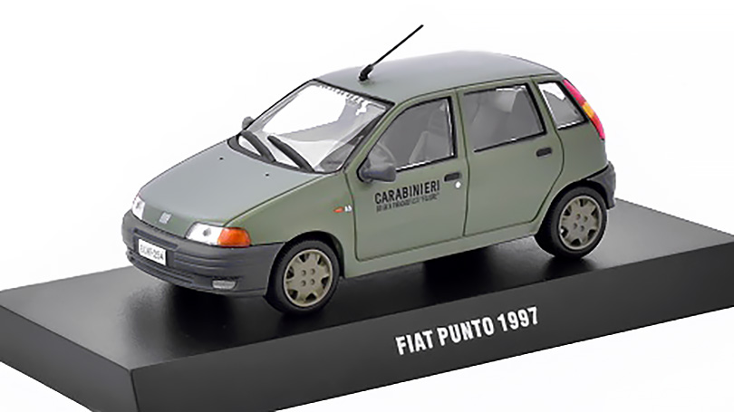 Fiat Punto Carabinieri 1997 1:43 - DeAgostini časopis s modelem