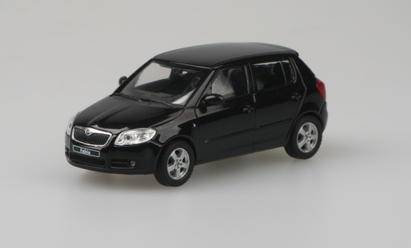 Škoda Fabia 2 černá 1:43 - Abrex 