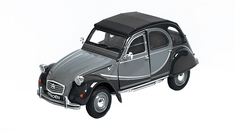 Citroen 2CV 6 Charleston šedá 1:24 - Welly 