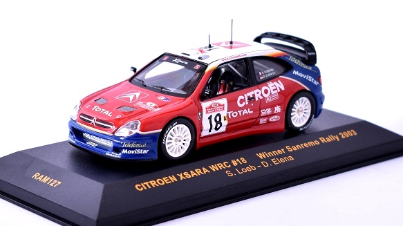 Citroen Xsara WRC #18 Rally Sanremo 2003 1:43 - IXO Models