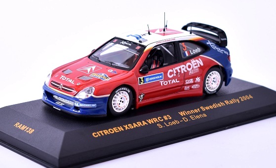 Citroen Xsara WRC #3 Rally Swedish 2004 1:43 - IXO Models