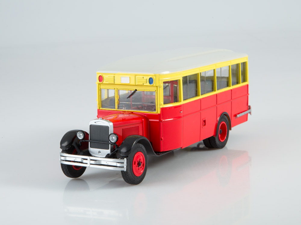 ZIS-8 autobus 1:43 MODIMIO - Naše autobusy časopis s modelem #9