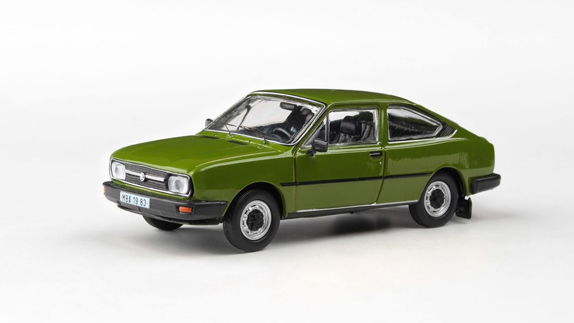 Škoda Garde 1982 Zelená Olivová 1:43 - Abrex