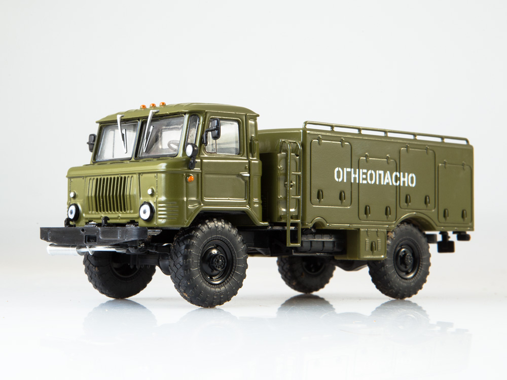 GAZ-66 VSZ 1:43 časopis s modelem - Legendární náklaďáky SSSR #11