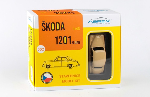 Škoda 1201 STAVEBNICE 1956 1:43 - Taxi - Abrex