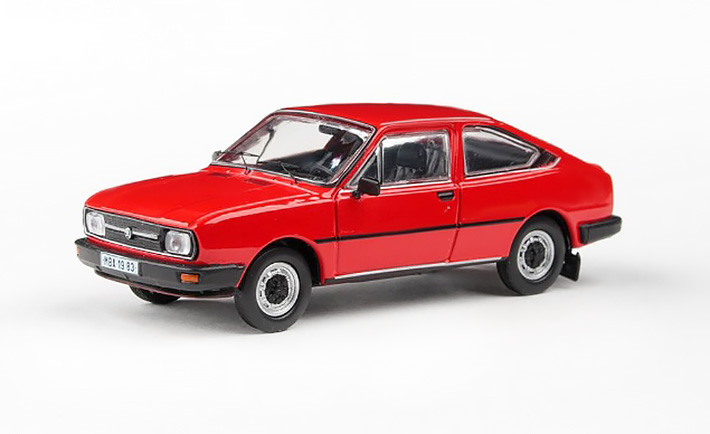 Škoda Garde 1982 Červená Šípková 1:43 - Abrex