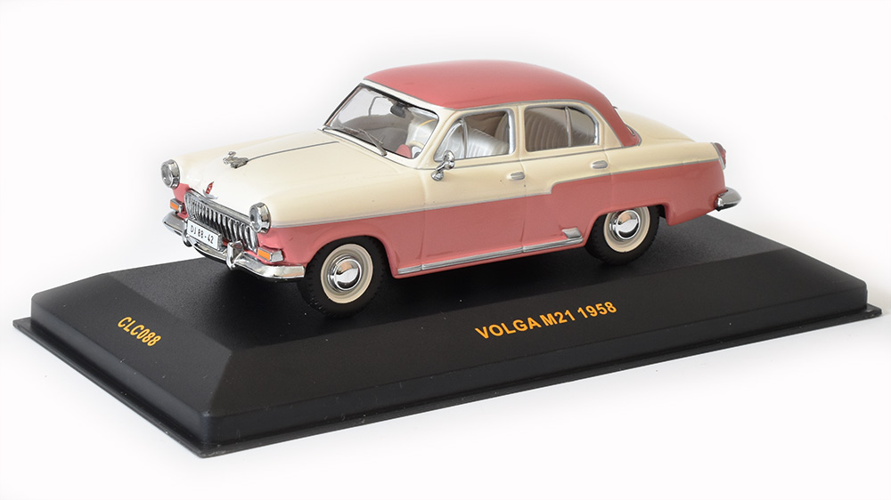 VOLGA GAZ M21 1958 RARITA 1:43 - IXO-Models časopis s modelem