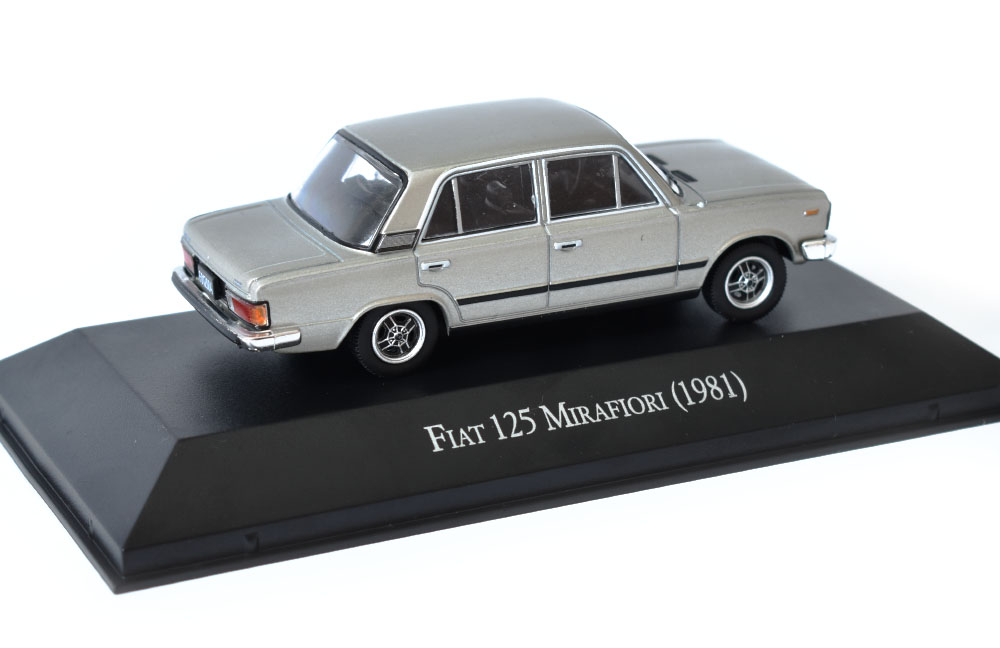 Fiat 125 Mirafiori 1981 1:43 - časopis s modelem