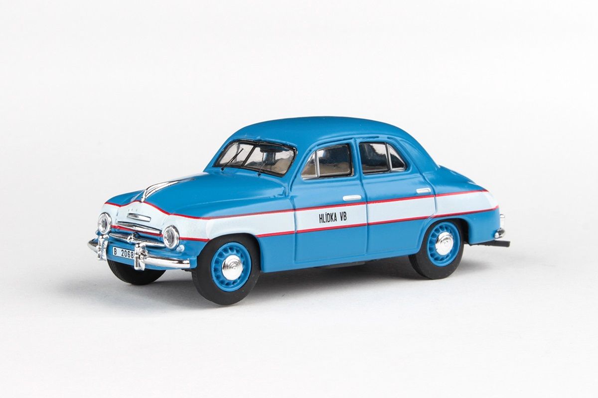 Škoda 1201 sedan 1956 Hlídka VB 1:43 - Abrex