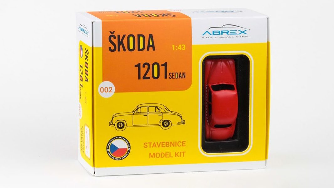 Škoda 1201 STAVEBNICE 1956 Taxi 1:43 - Abrex