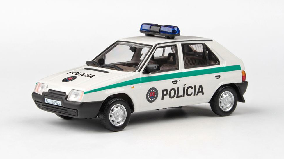 Škoda Favorit 136L 1988 Polícia SR 1:43 Abrex 