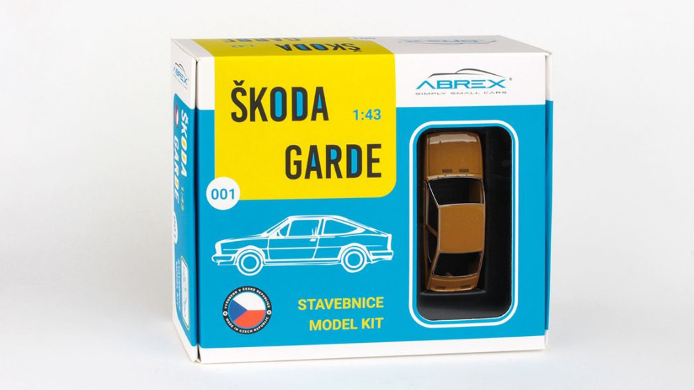 Škoda Garde STAVEBNICE 1982 Bronzová Metalíza 1:43 - Abrex 