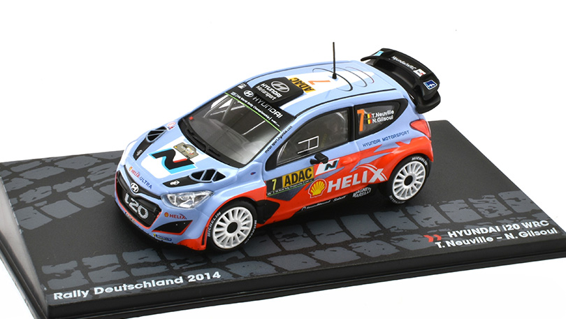 Hyundai i20 WRC #7 Rally Deutschland 2014 1:43 SpecialC. - časopis s modelem