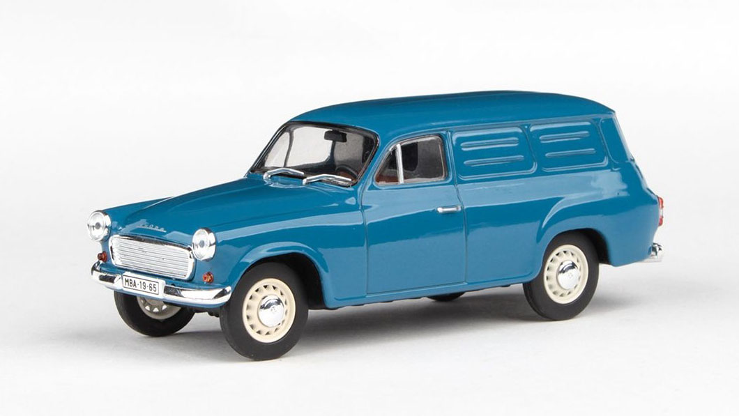 Škoda 1202 Dodávka 1965 Šedomodrá 1:43 - Abrex