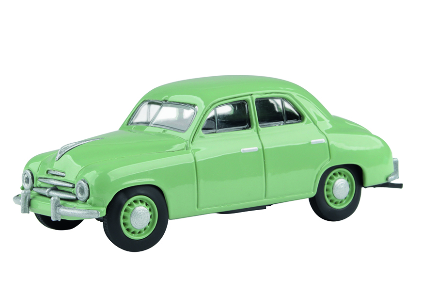 Škoda 1201 sedan 1956 Hráškově Zelená 1:43 - Abrex 