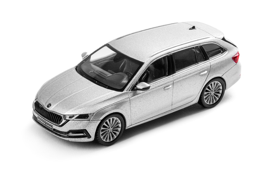 Škoda Octavia Combi A8 Stříbrná Brilliant 1:43 