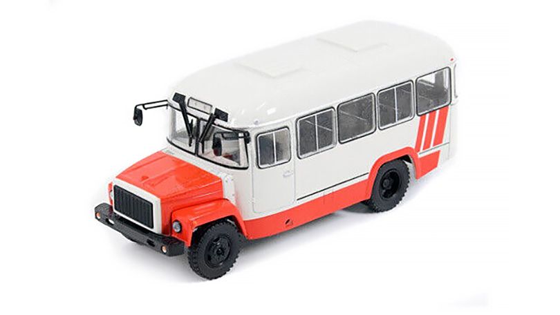 KAVZ-3976 autobus 1:43 - MODIMIO Naše autobusy časopis s modelem #10