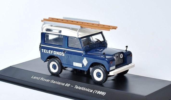 Land Rover Santana 88 Telefonica - 1989 1:43 časopis s modelem