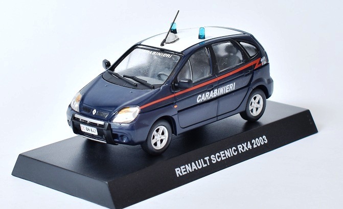 Renault Scenic RX4 Carabinieri 2003 1:43 - DeAgostini časopis s modelem