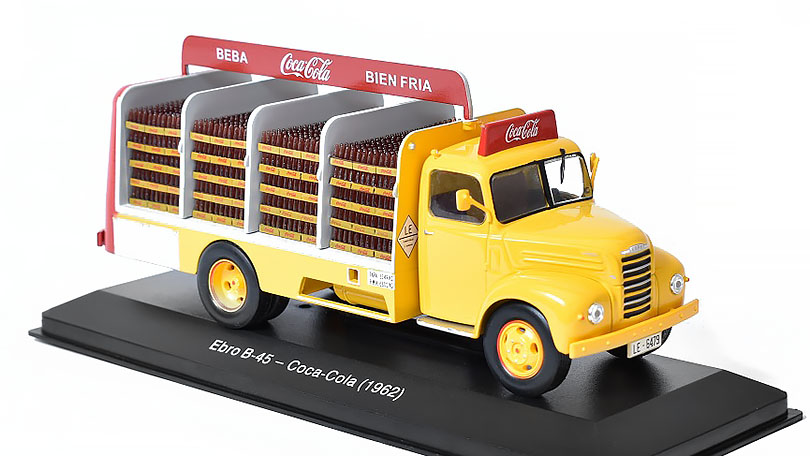 Ebro B-45 Coca-Cola 1962 1:43 časopis s modelem