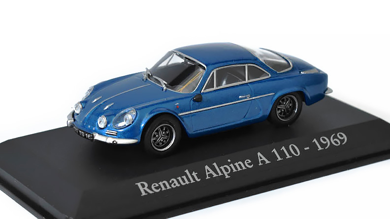 Renault Alpine A 110 - 1969 - 1:43 časopis s modelem 