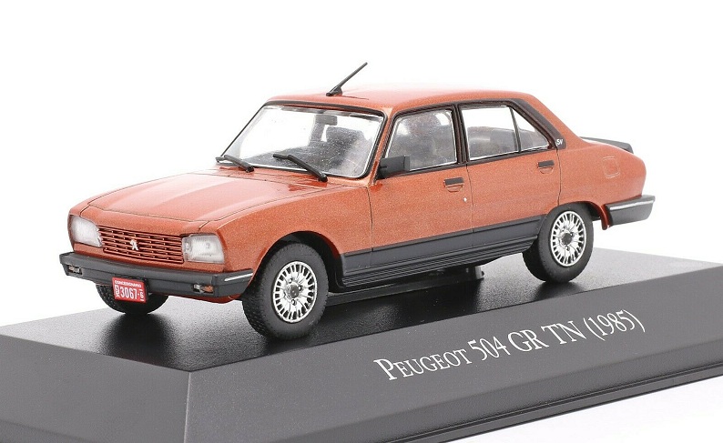 Peugeot 504 GR TN - 1985 1:43 časopis s modelem