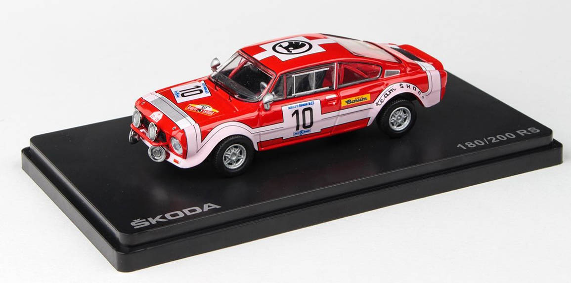 Škoda 200RS Rallye Škoda 1974 #10 1:43 Abrex 