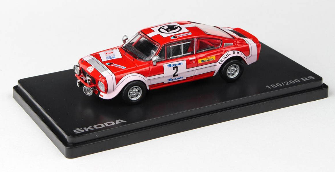 Škoda 200RS Barum Rallye 1974 #2 1:43 Abrex 