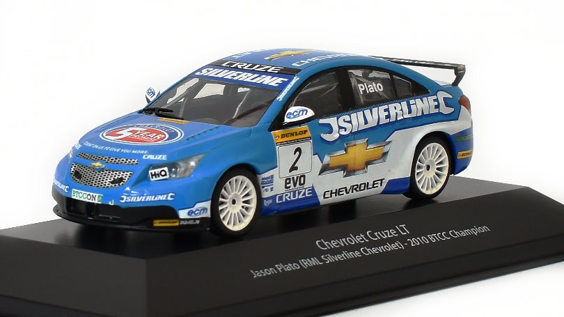 Chevrolet Cruze LT (S2000) Jason Plato BTCC 2010 1:43 Atlas časopis s modelem 