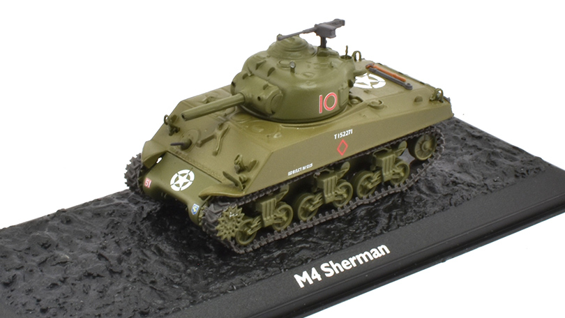 M4 Sherman - 1:72 Atlas časopis s modelem 