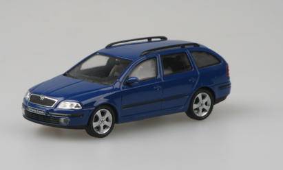 Škoda Octavia Combi 2004 modrá 1:43 - Abrex