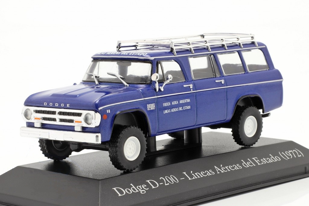 Dodge D-200 Lineas Aereas del Estado - 1972 1:43 časopis s modelem