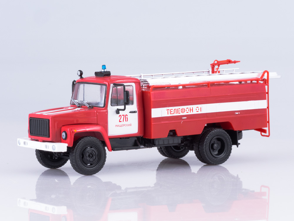 GAZ-3307 AC-30 1:43 Naše náklaďáky časopis s modelem