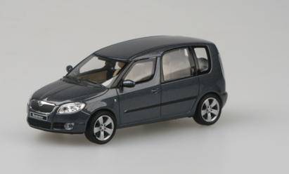 Škoda Roomster tm. šedá 1:43 - Abrex