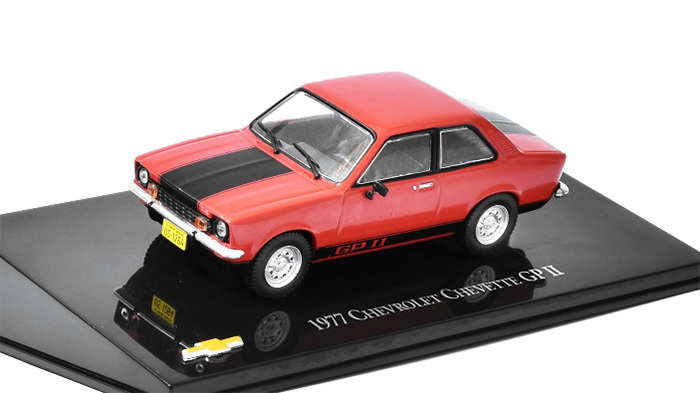 Chevrolet Chevette GP II 1977 (Opel Kadett) 1:43 časopis s modelem