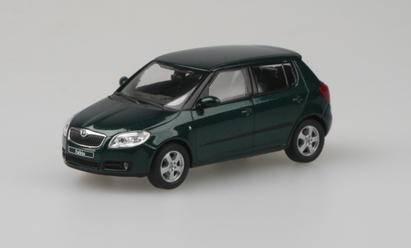 Škoda Fabia 2 zelená 1:43 - Abrex