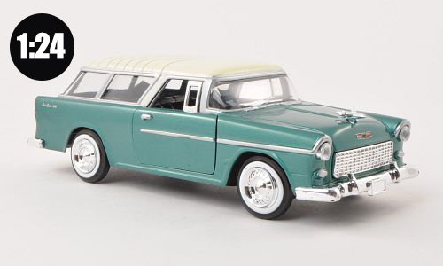 Chevrolet Bel Air Nomad 1955 1:24 - MOTORMAX 