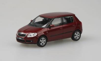 Škoda Fabia 2 2006 červená 1:43 - Abrex 