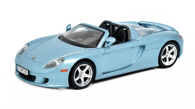 Porsche Carrera GT světle modrá 1:24 - MOTORMAX 