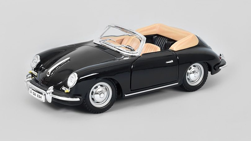 Porsche 356B cabrio 1961 1:24 - Bburago