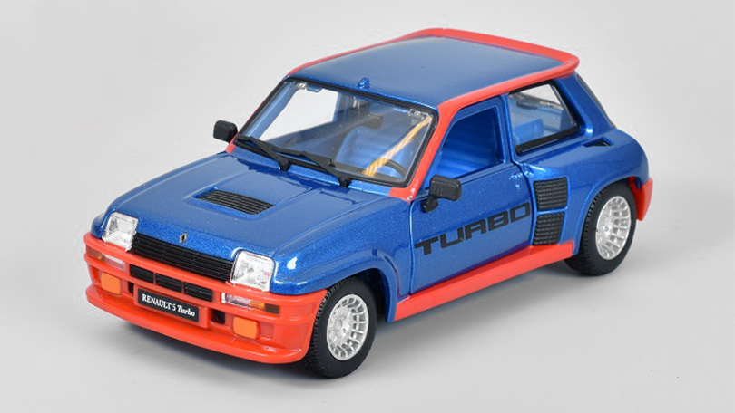 Renault R5 Turbo 1982 modrá 1:24 - Bburago