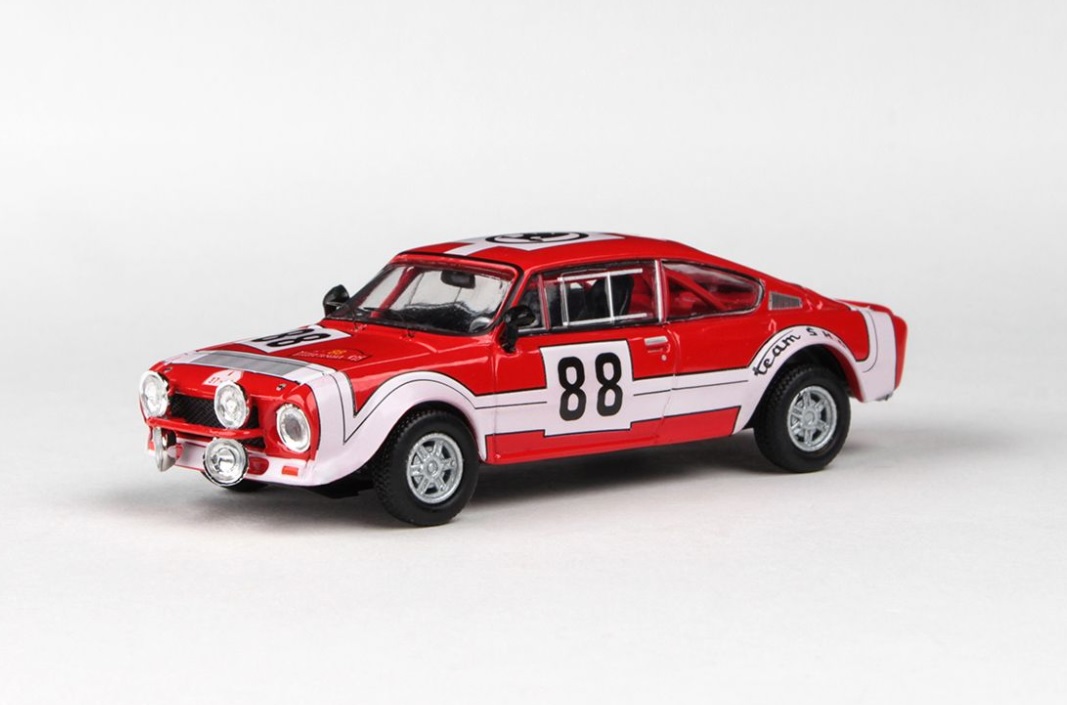 Škoda 200RS Rallye Šumava 1975 #88 1:43 Abrex 