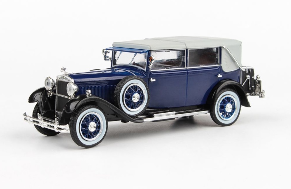 Škoda 860 1932 modrá 1:43 Abrex