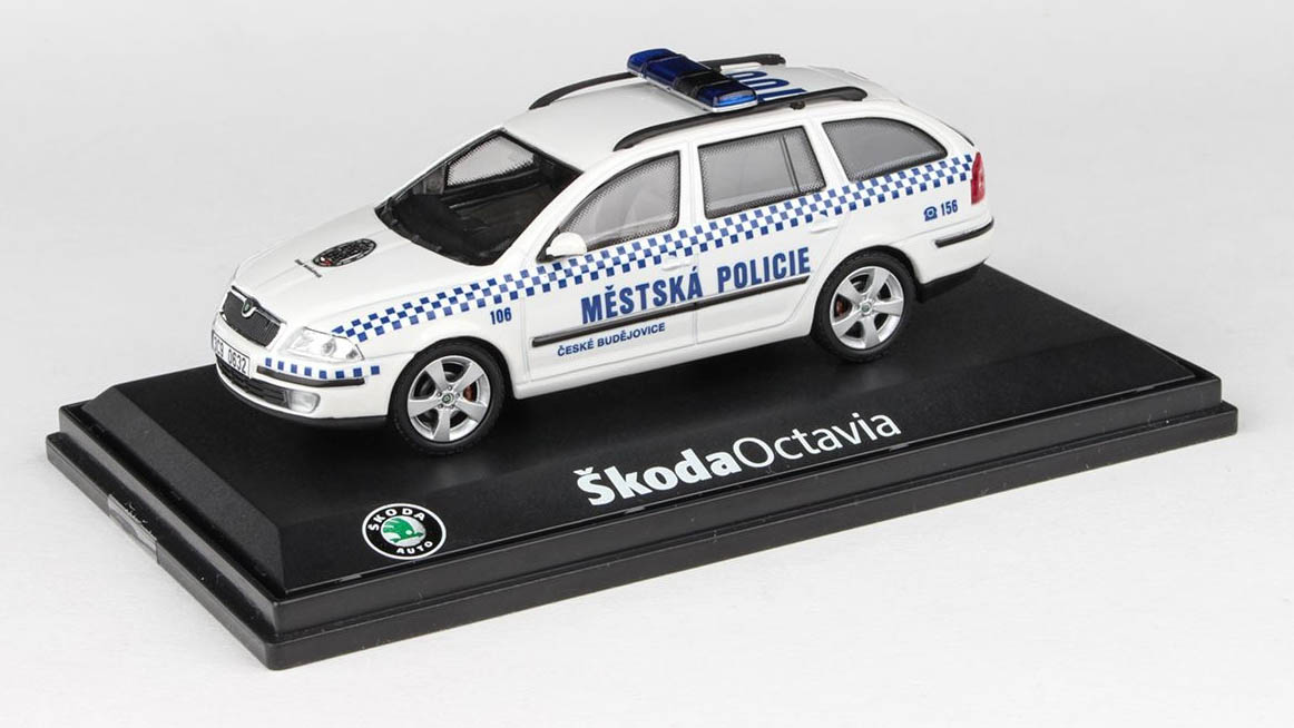 Škoda Octavia II Combi - 2004 Městská Policie České Budějovice 106 1:43 Abrex