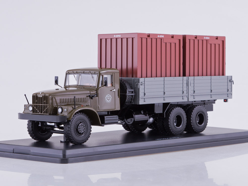 KrAZ-257 1965 s kontejnery 1:43 - SSM