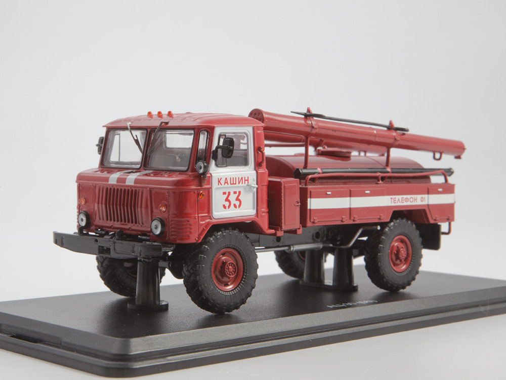 GAZ-66 AC-30 Hasičský 1:43 - SSM