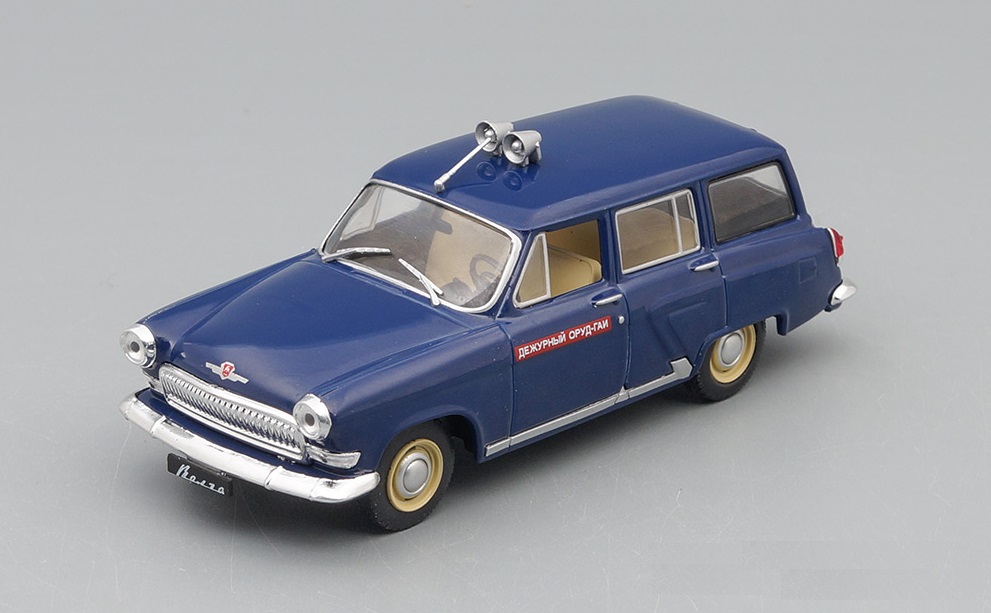 Volga GAZ M22 ORUD Milice 1:43 - Kultovní auta SSSR časopis s modelem